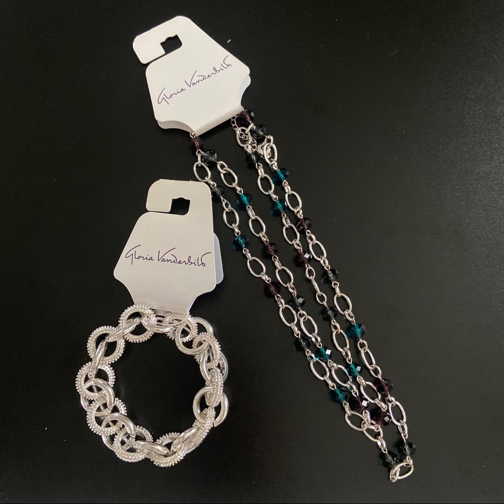 Gloria Vanderbilt Necklace And Bracelet